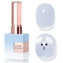 Double Rhythm Translucent Gel Polish Sheer Neutral Natural Light Milky Same Color Same Bottle 15ML Jelly UV Polish Nail Art DIY at Home (Jelly Nude Brown-A1492) Infinity Warehouse