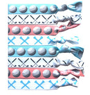 Golf Gift, 8 piece Hair Elastic Set - Accessories for Women, Players, Girls, High School Teams, Coaches, Leagues, Opponents, Partners, Tournaments -MADE IN THE USA Sportigift