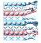 Golf Gift, 8 piece Hair Elastic Set - Accessories for Women, Players, Girls, High School Teams, Coaches, Leagues, Opponents, Partners, Tournaments -MADE IN THE USA Sportigift