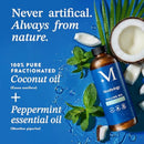 Mouthology Coconut Oil Pulling for Teeth and Gums 8oz (Made in USA), Whitening Pulling Oil Coconut Mint Mouthwash for Fresh Breath Ayurvedic Oil Pulling Mouth Gum Health Oral Care Scraper Oral Care Infinity Warehouse