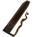 Wrap Around Ponytail Hair Extension One Piece Magic Paste Hairpiece Synthetic Straight Curly(23"Straight, 4AP27A) S-noilite