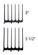 CombPal Scissor Clipper Over Comb Hair Cutting Tool - Barber Hair cutting kit - DIY Home Hair cutting Guide Comb Set (Jumbo Guide, Black) CombPal