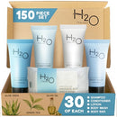 H2O Therapy Hotel Soaps & Toiletries Bulk Set | 1-Shoppe Amenities Kit | 0.85oz Shampoo & Conditioner, Body Wash, Lotion, 1oz Bar Soap | Travel Size | 150 Pieces | Bulk Set, Travel Size Infinity Warehouse