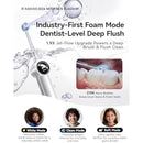 RANVOO AirJet X5 [Next-Gen Jet-Flow | Maximum Clean Power] Sonic Electric Toothbrush, 100% Plaque Removal, Whitening & Gum Care, 60-Day Battery Life, Rechargeable with 3 Pro Brush Heads, Pale Violet Infinity Warehouse