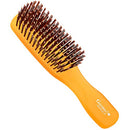 Giorgio GION2O Neon Orange 6.25 inch Gentle Touch Detangler Hair Brush for Men and Women. Soft Bristles for Sensitive Scalp. Wet and Dry for all Hair Types. Scalp Massager Brush Stimulate Hair Growth GIORGIO