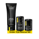 Lumin - Kickass Trio - Daily Face Moisturizer, Wrinkle Defense Serum & Dark Circle Defense Balm, Anti-aging skincare routine for men, Help with Clogged Pores, Dark Circles, Fine Lines, Wrinkles Infinity Warehouse