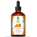 SVA Organics Tangerine Essential Oil 4 Oz 100% Pure Natural Therapeutic Grade Undiluted Steam Distilled Oil with Dropper SVA ORGANICS