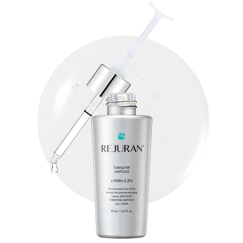 REJURAN® Dual Effect Ampoule, DOT DUAL c-PDRN® - Salmon DNA Face Serum for Deep Rejuvenation, Wrinkle Care, Firming, Skin Elasticity with Visible Anti-Aging Results. Korean Skincare (1.01 fl oz) Infinity Warehouse