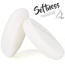 Teenitor 4 Inch Powder Puff, Ultra Soft Washable Large Round Velour Body Powder Puff Loose Powder Puff , 4 Pcs Teenitor