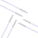 Elisel 100 PCS Disposable Eyelash Brushes Mascara Brushes Eye Lash Eyebrow Applicator Cosmetic Makeup Brush Tool Kits (White) Elisel