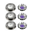 3 Pcs Replacement Shaver Head for Philips Norelco Hq56 Hq55 Hq4+ Hq3 USonline911