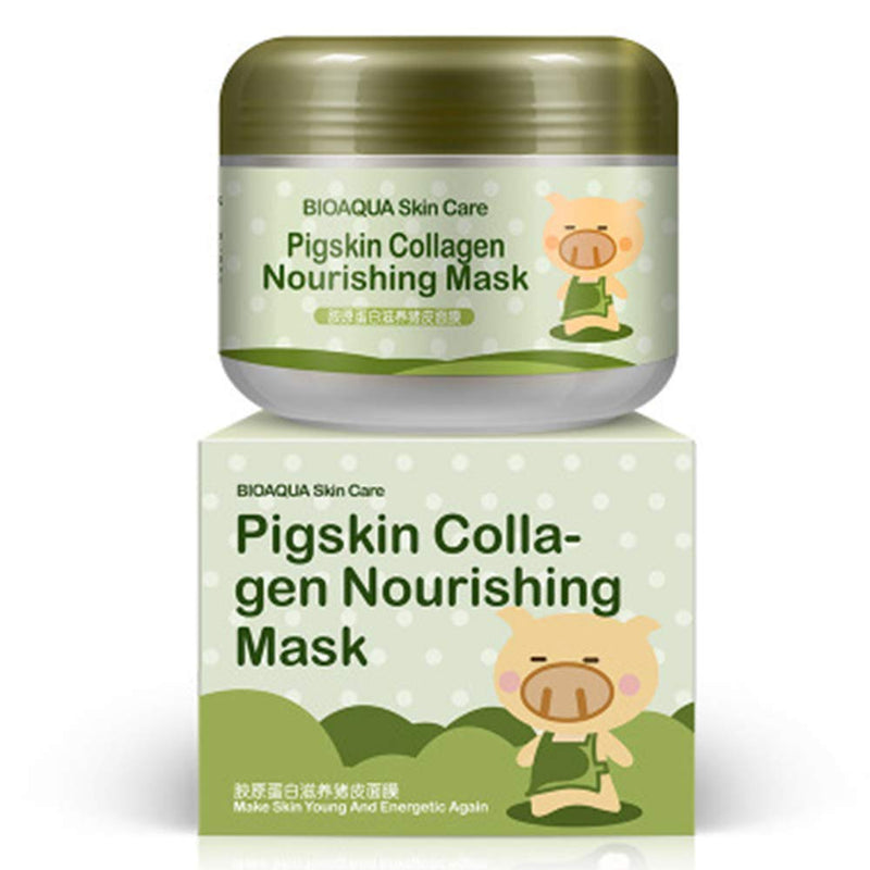 BIOAQUA Pigskin Bubble Clay Piggy Mask Clear Rejuvenation Skin Deep Plant Extracts Cleanse Nourishment Abundant Foam BIOAQUA