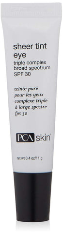 PCA SKIN Sheer Tint Eye - Universally-Tinted Anti-Aging Eye Cream with Triple Complex Broad Spectrum SPF 30 to Reduce Dark Circles, Puffiness, Fine Lines & Wrinkles (0.4 oz) PCA SKIN
