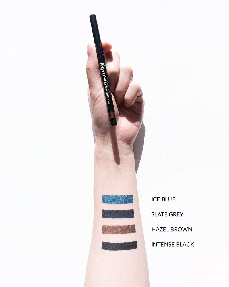 VASANTI Kajal Waterline Eyeliner Pencil - Long-lasting, Waterproof, Smudge-proof, Safe for Sensitive Eyes, Waterline Eye Liner - Opthalmologist Approved and Tested (Ice Blue) Vasanti Cosmetics