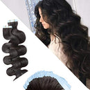 Hairro Tape in Hair Extensions Human Hair 16 Inch Long Body Wave 100g 40pcs/pack
