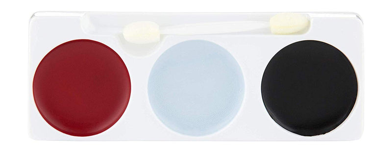 Mehron Makeup Tri-Color Halloween Makeup Palette (Vampire) Mehron
