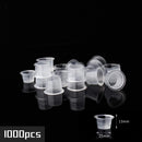 Disposable Tattoo Ink Cups-Tattoo 1000pcs Tattoo Ink Caps for Tattooing Tattoo Ink Cups Disposable Large Pigment Cups (15mm—1000pcs) TC