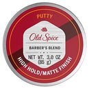 Old Spice Hair Styling Putty for Men, High Hold/Matte Finish, Barber's Blend Infused with Aloe, 3 Ounce Old Spice