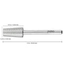 Pana Professional USA SILVER TAPERED Barrel Bit Nail Drill (Grit: FINE - F) 3/32" Shank Size PANA