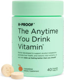 H-PROOF The Anytime You Drink Vitamin, Liver Health & Immunity Support with Electrolytes, Milk Thistle, and Vitamins B & C - 40 Chewable Tablets (20 Servings), Vegan, Black Cherry Infinity Warehouse
