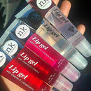 VARIETY SET OF 5 NK Hydrating Lip Gel - Vitamin E (Clear, Rosehip Oil, Bubble Gum, Cherry, Strawberry) NICKA K NEW YORK