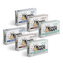 Grown Ass Man Co. - Solid Shampoo Bar Rich Lather 3 in 1: Hair, Beard & Body Wash - Plastic Free & Eco-Friendly, Natural & Organic Clean for All Hair Types, 4oz Bar (Variety, 6-Pack) Grown Ass Man Co.