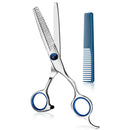 Coolala Stainless Steel Hair Cutting Scissors Thinning Shears 6.5 Inch Professional Salon Barber Haircut Scissors Family Use for Man Woman Adults Kids COOLALA