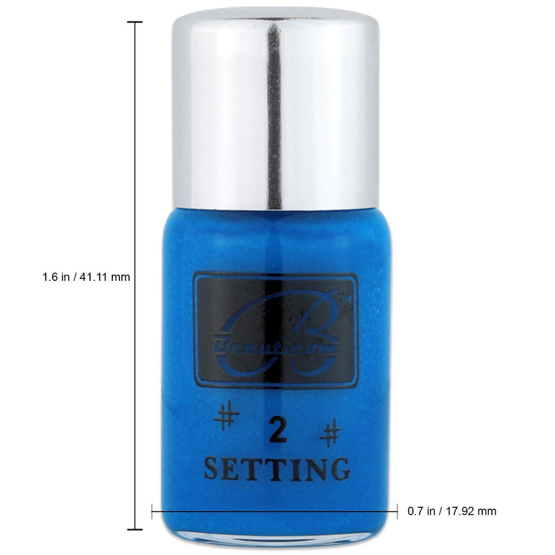 Premium Dolly's Lash Perm Lotion Blue Bottle- Number 2 Setting Lotion - Strong Hold, Curling, Perming, Eyelash Lifting, for Beauty Salon Dolly's Lash Beauticom