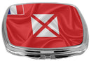 Rikki Knight Flag Design Compact Mirror, Wallis and Futuna, 3 Ounce Rikki Knight