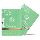 Natural Green Tea Oil Absorbing Tissues - 200 Counts in 2 Pack, Premium Face Oil Blotting Paper - Take 1 Piece Each Time Design - Large 10CM Oil Absorbing Sheets, No Waste and Easy to Carry in Pocket! PleasingCare