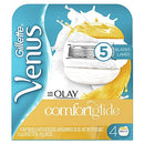 Gillette Venus ComfortGlide Womens Razor Blade Refills, 4 Count, Infused with Olay Coconut Scent Gillette Venus
