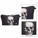 Warmtree Fashion Skull Cosmetic Bag Makeup Storage Bag Toiletry Organizer Pencil Case Handbag Warmtree