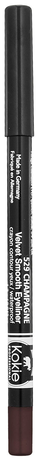 Kokie Cosmetics Waterproof Velvet Smooth Eyeliner Pencil, Chocolate, 0.042 Ounce Kokie