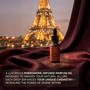 Pheromones Perfume Oil for Women Luxury Feminine Fragrance Oil, Long-Lasting Scent with Raspberry, Jasmine & Vanilla Notes Infinity Warehouse