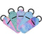 Bluecell 5pcs Chapstick Sleeve Lip Balm Holder Lipstick Holder Travel Accessories with Plastic D-ring (Fish-Scale Pattern(5pcs)) Bluecell World
