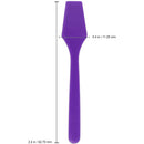 200pcs PANA Cosmetic Make Up Disposable Plastic 2.5" Spatulas Skin Care Facial Cream Mask Spatula (PURPLE-200 Pieces in a Box) P Store