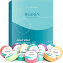 Aromatherapy Shower Steamers, 12 Tablets, Quick Dissolve Vapor Steam Tablets with Essential Oils, Shower Bombs as SPA Gifts for Women, Relieve Stress, Relax Sore Muscles, and Restore Mind and Body Inbria