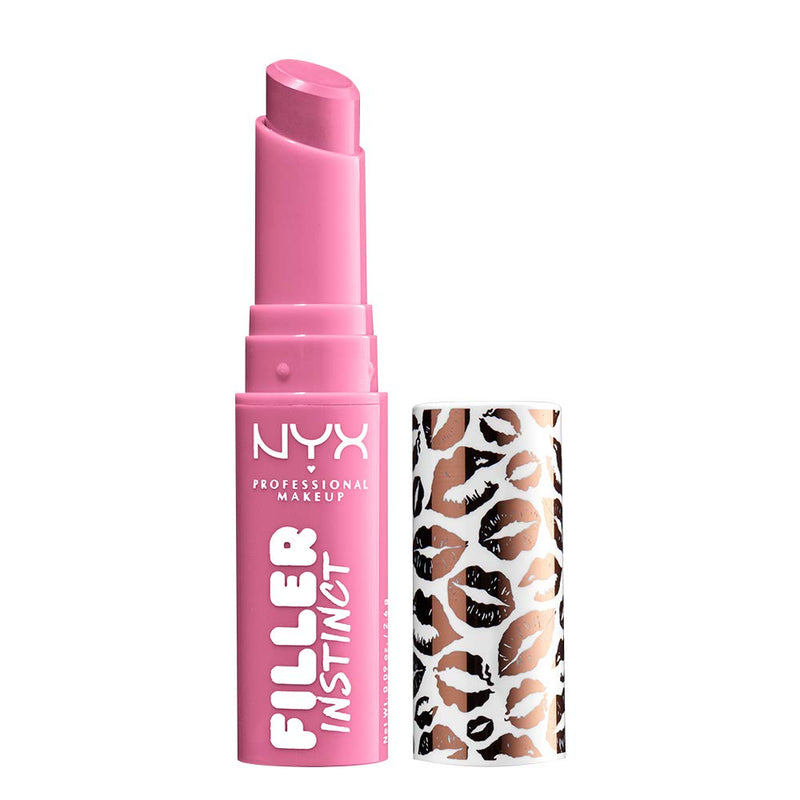 NYX PROFESSIONAL MAKEUP Filler Instinct Plumping Lip Color, Lip Balm - Miami Nights (Hot Pink) NYX PROFESSIONAL MAKEUP Store