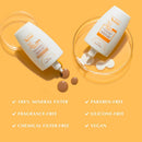 Eau Thermale Avene Solaire UV Mineral Multi-Defense Sunscreen Fluid, Clean Formula Sunscreen for Sensitive Skin, Reef Friendly, Sheer, Non-Whitening, Antioxidant Protection, 1.7 fl.oz. Eau Thermale Avène