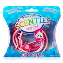 Scenties Cupcake Scented Hair Bands, 5 Pack | Pretty Ponytail Holders for Thick Hair, Thin Hair & Curly Hair | Baby Girl Hair Ties No Damage Elastic Kids Hair Accessories Scenties