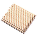 Borogo 100 Pcs Orange Wood Nail Sticks Double Sided Multi Functional Cuticle Pusher Remover Manicure Pedicure Tool for Manicure Pedicure Borogo