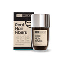 Hair Illusion Dark Brown Real Hair Fibers for Thinning Hair - 100% Natural Texture, Non Synthetic Hair Fibers - Bald Spot Cover Up for Women & Men - 18 Gram