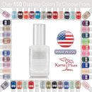 karma organic Unscented Nail Polish Remover, Non-Toxic Nail Treatment Vegan Cruelty-Free) (Unscented) (Unscented +Top/ Triple Bas) karma organic