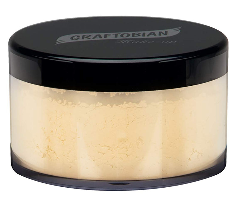 Graftobian HD LuxeCashmere Setting Powder - Banana Creme Pie (0.7 oz) - No Flashback, Matte, Silky Smooth Finish Graftobian