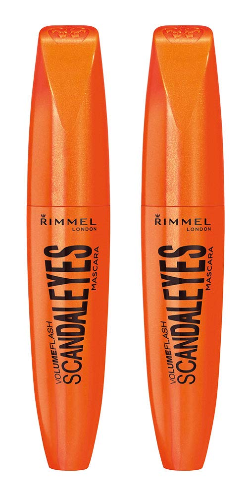 Rimmel lasting finish extreme lipstick, Black, 2 Count, Mascara Rimmel