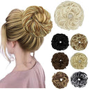 Messy Bun Hair Piece for Women Thick Updo Scrunchies Hair Extension Ponytail Hair Accessories Platinum Blonde OMGREAT