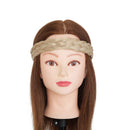 Braided Headband Hair Chunky Braided Headband Plaited Hair Band Wide Plaited Braids Elastic Stretch Braid Hairband Synthetic Hairpiece For Girls And Women (Large-five strands braided, 18/613) S-noilite