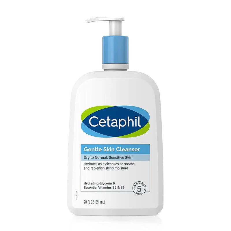Cetaphil Face Wash, Hydrating Gentle Skin Cleanser for Dry to Normal Sensitive Skin, NEW 2 oz 12 Pack, Fragrance Free, Soap Free and Non-Foaming Infinity Warehouse