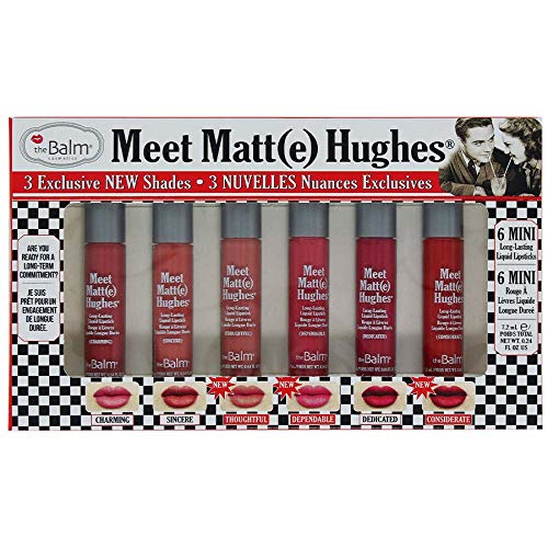 theBalm Meet Matt(e) Hughes Vol 14 Mini Long-Lasting Liquid Lipsticks, 6 Count theBalm.