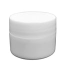Beauticom 24 Pieces 7G/7ML (0.25oz) WHITE Sturdy Thick Double Wall Plastic Container Jar with Foam Lined Lid for Scrubs, Oils, Salves, Creams, Lotions - BPA Free (Quantity: 24 Pieces) Beauticom